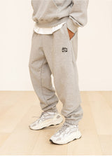 グレーティングエンブレムバックスリットジップパンツ / GRATING EMBLEM BACK SLIT ZIP PANTS