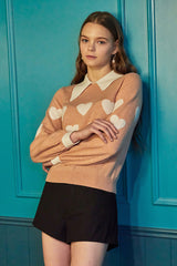 heart jacquard cashmere collar top_peachy blush (6655899566198)
