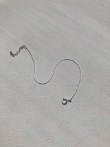 [92.5silver] curve line bracelet