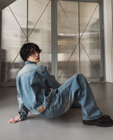【PREMIUM/MADE】シグネチャーモールドクロップデニムジャケット
