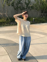 Ellie string denim pants