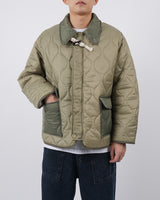 リィドゥズカラーネックキルティングダッフルジャケット/liddes collar-neck quilting duffle jacket 2color