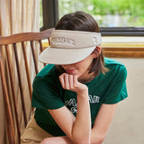 Palm Tree Logo Sun Cap Beige