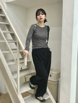 Cielo one tuck slacks