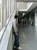 トッドオーバーサイズフィットコンポジットペーパーハイネックジップアップ / Todd Oversized Fit Composite Paper High-Neck Zip-Up (4color)