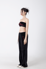 ダーリンユアスウェットパンツ / DARLING, YOUR SWEATPANTS ! #VELVET BLACK
