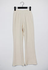 ジャガードブーツカットパンツ / Jacquard Bootcut Pants (4color)