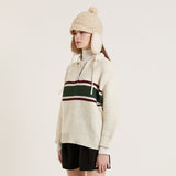 コーイジップアップセーター / COY ZIP-UP SWEATER