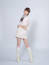 ウィンディシンボルスカート / WINDY SYMBOL SKIRT _ PINK