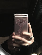 pink ribbon phone case