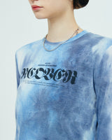 ROMAN TYPO TIEDYE LONG SLEEVE-BLUE (6680905121910)