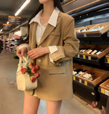[BELLIDE MADE] Macchiato oversized fit blazer jacket