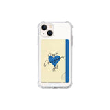 (Card storage case) 1. Love Conquers All phone case_Blue
