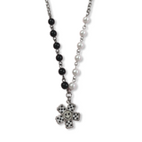 CHECKBOARD DAISY NECKLACE (6652493103222)