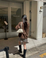 Belted long boots