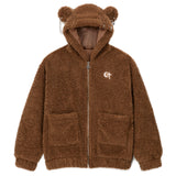 0 5 Punk Bear Fleece Jacket - BROWN (6626827894902)