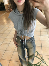 Youth hood vest 