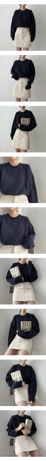 カーダーラウンドスウェットシャツニットウェア / Cardor Round Sweatshirt Knitwear