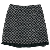 JACQUARD FLOWER SKIRT_BLACK (6600098906230)
