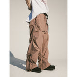 クリースナイロンバンディングパンツ / CREASE NYLON BANDING PANTS_INDIE PINK