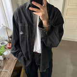 ASCLO Damage Denim Over Shirt (2color)