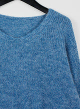 アルパカVネックニット / Alpaca V-neck Knit (6color)