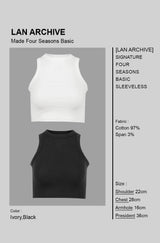 [MADE] UL 4seasons crop sleeveless