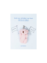 Cosymosy 'Cheer Up' Teddy bear Keyring Card - 5 Color