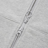 スモールチェリークロップフーディージップアップ／SMALL CHERRY CROP HOODIE ZIP UP [MELANGE GRAY]