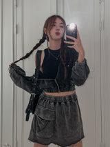 [MADE] UL 4seasons crop sleeveless