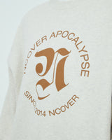 ROMAN TYPO LOGO SWEATSHIRT-BEIGE (6680893030518)