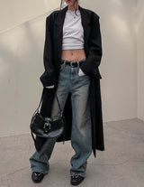 (UNISEX) f/w ピーナッツマキシロングコート