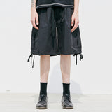 スカルプナイロンカーゴバンディングパンツ / SCULPIN NYLON CARGO BANDING PANTS BLACK