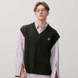 ニットベスト / Mix Knit Vest (4547528654966)