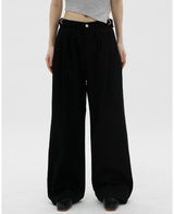 ビジョピンタックコットンパンツ/Bijo Pintuck Cotton Pants (2color)