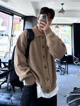 selon daily loosefit kara button cardigan