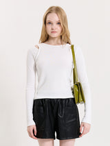 LAYERED CUT OUT T-SHIRT