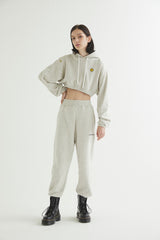 MSKN2ND LOGO SWEATPANTS OATMEAL (6608584474742)