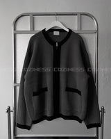 WE With Coloring Zipper Cardigan (2 colors)