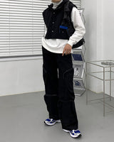ロアクロップパッディドフードベスト/OW Roa Cropped Padded Hooded Vest (2 colors)