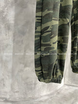 Camouflage Lettering Jogger Pants