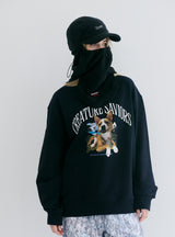 ラッキージャングルクルーネック / BSR2223FWPO067 LUCKY JUNGLE CREWNECK NAVY