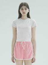 オーガニッククロップTシャツ / T1007 ORGANIC CROP T-SHIRT_LAVENDER