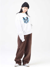 オーバーフィットバタフライスウェットシャツ/Overfit Butterfly Sweatshirt_3color