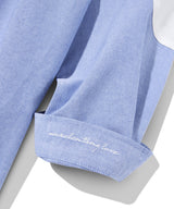エルボーパッチオックスフォードシャツ/Elbow Patch Oxford Shirt S117 Sky Blue