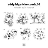 エディビッグリムーバブルステッカーパック 02 / Eddy Big Removable Sticker Pack 02
