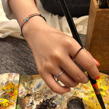 レターリング3 / [CCNMADE] LETTER RING 3 (Beige-brown) (6678686826614)