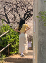 イージーコットンロングスカート / Easy Cotton Long Skirt (3 colors)
