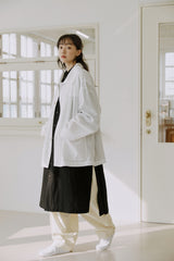 サイドバルーンパンツ / unisex side balloon pants cream