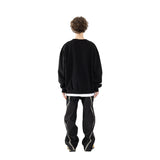フィリングステーションスウェットシャツ / FILLING STATION SWEAT SHIRTS MSHCR003-BK